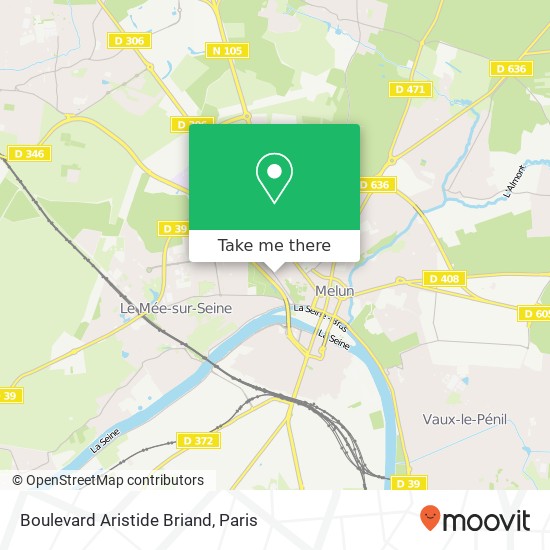 Boulevard Aristide Briand map