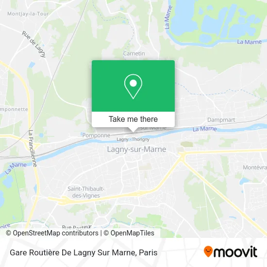 Gare Routière De Lagny Sur Marne map