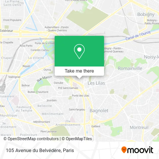 105 Avenue du Belvédère map