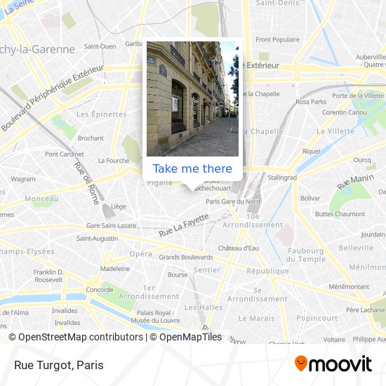 Mapa Rue Turgot