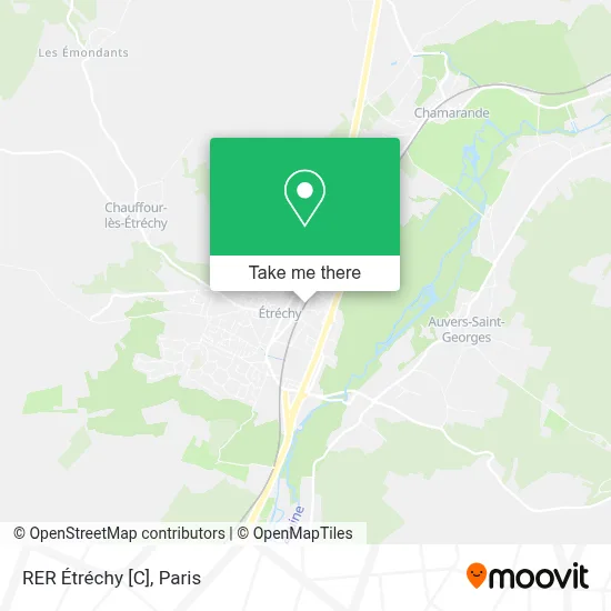 RER Étréchy [C] map