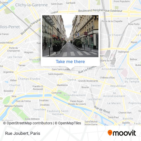 Rue Joubert map