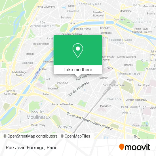 Rue Jean Formigé map
