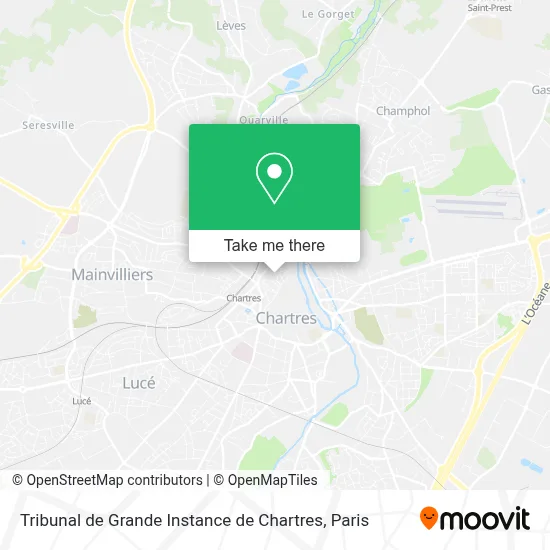 Tribunal de Grande Instance de Chartres map