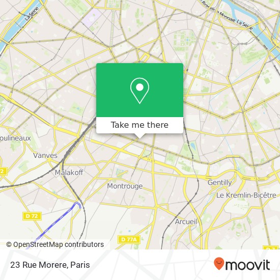 23 Rue Morere map