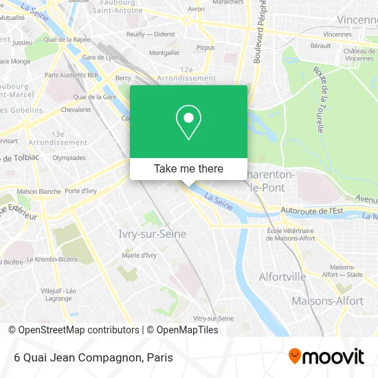 6 Quai Jean Compagnon map
