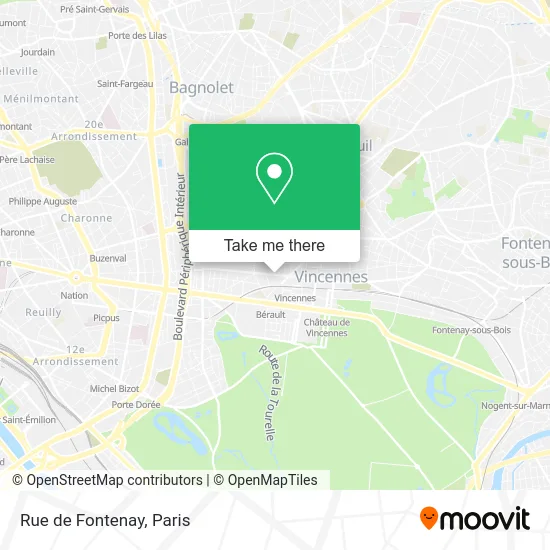 Rue de Fontenay map