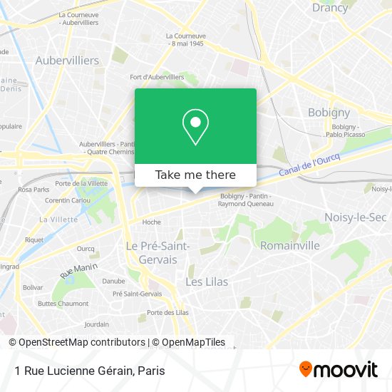 1 Rue Lucienne Gérain map