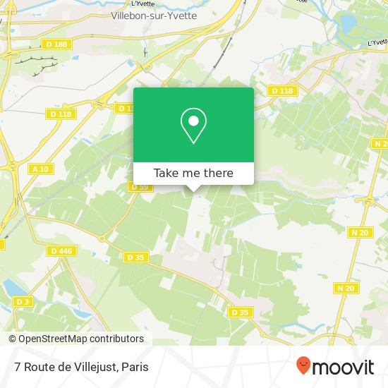 7 Route de Villejust map