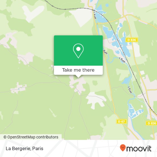 La Bergerie map