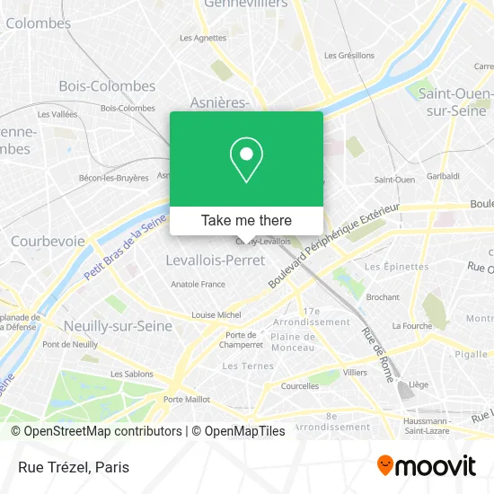 Rue Trézel map