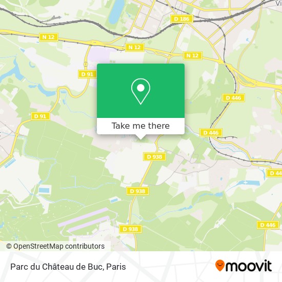 Mapa Parc du Château de Buc