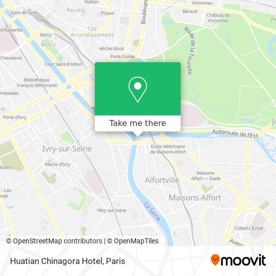 Mapa Huatian Chinagora Hotel