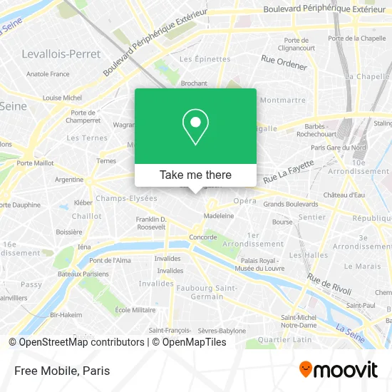 Free Mobile map