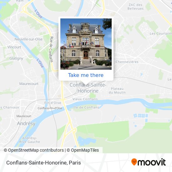 Conflans-Sainte-Honorine map