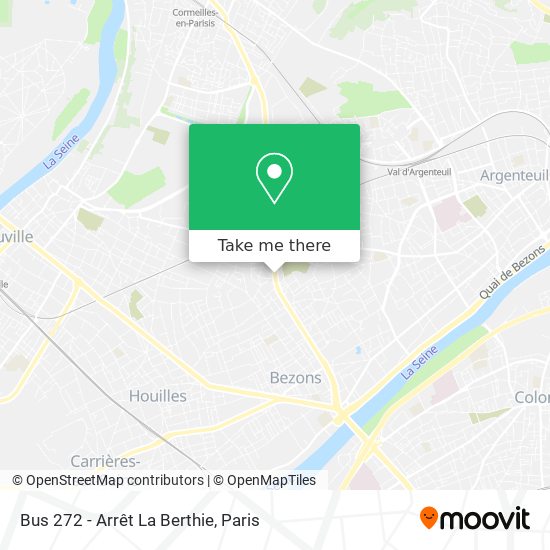 Bus 272 - Arrêt La Berthie map