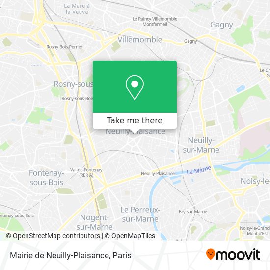 Mairie de Neuilly-Plaisance map