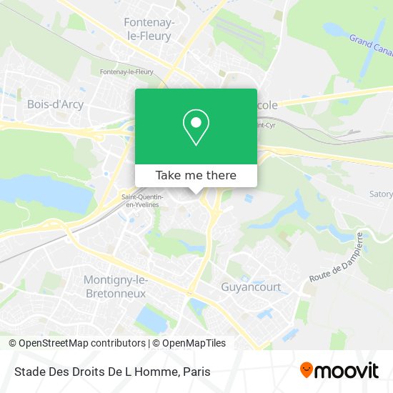 Mapa Stade Des Droits De L Homme