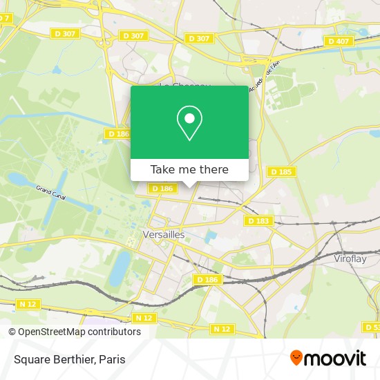 Square Berthier map