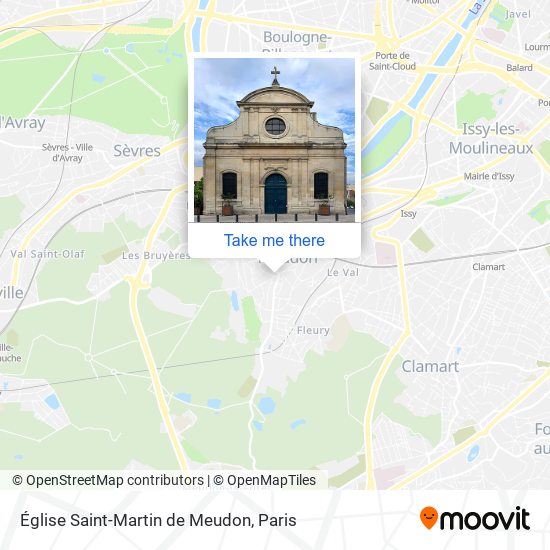 Église Saint-Martin de Meudon map