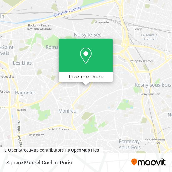 Mapa Square Marcel Cachin