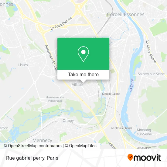 Rue gabriel perry map