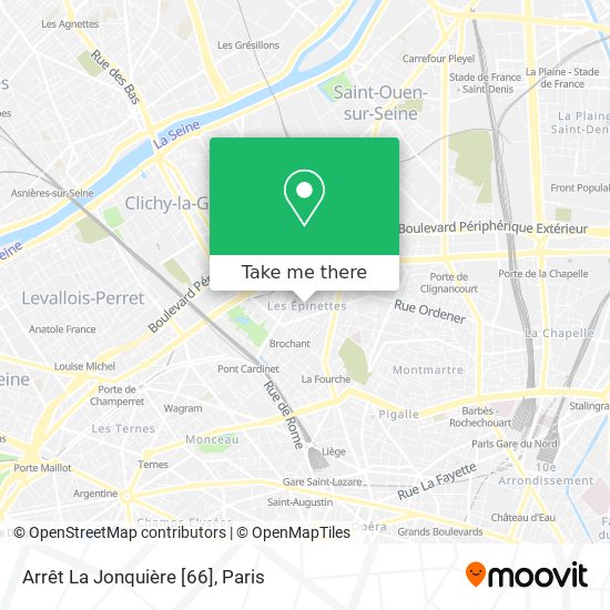 Mapa Arrêt La Jonquière [66]