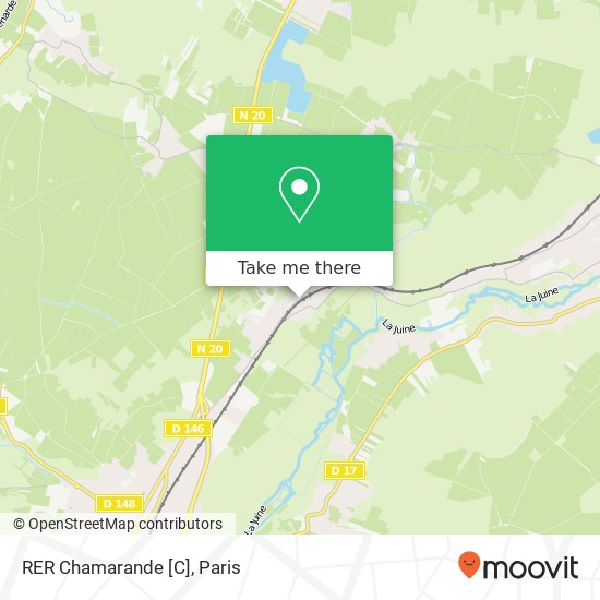 Mapa RER Chamarande [C]