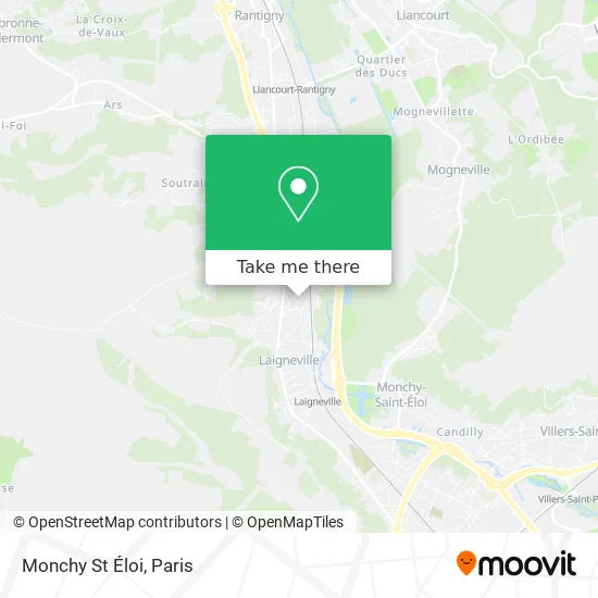 Monchy St Éloi map