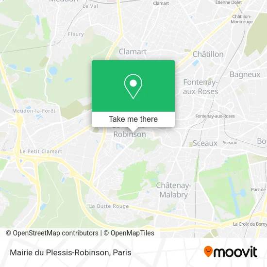 Mairie du Plessis-Robinson map