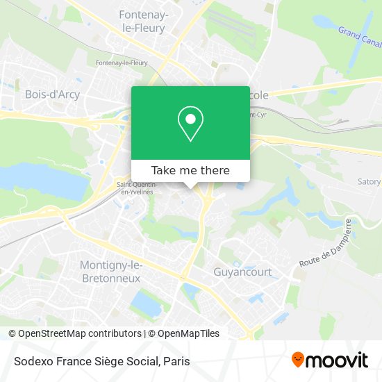 Sodexo France Siège Social map