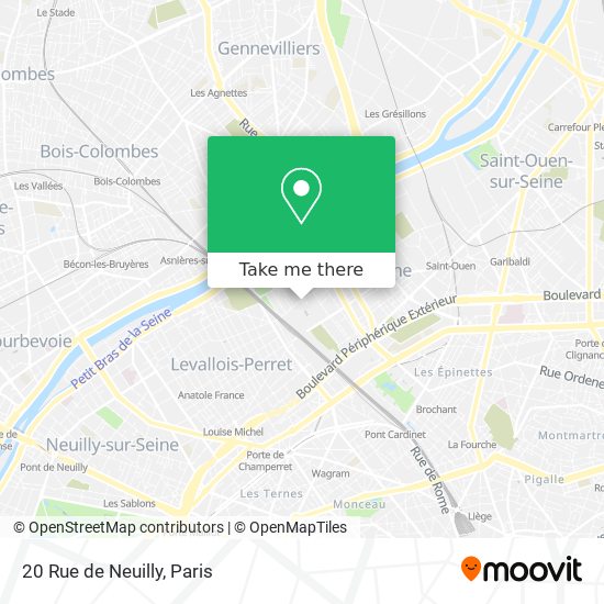 20 Rue de Neuilly map