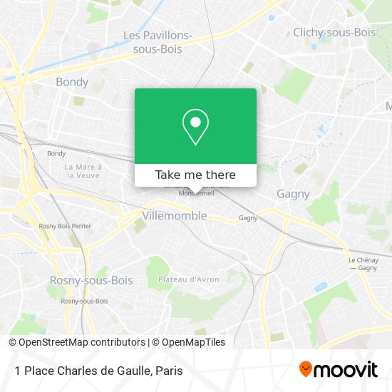 1 Place Charles de Gaulle map