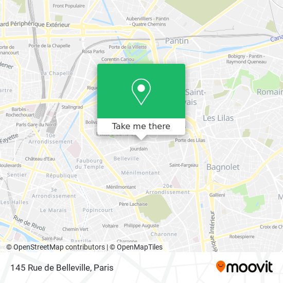145 Rue de Belleville map