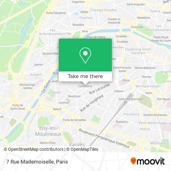 7 Rue Mademoiselle map