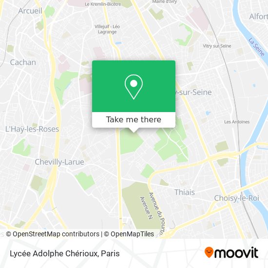 Lycée Adolphe Chérioux map