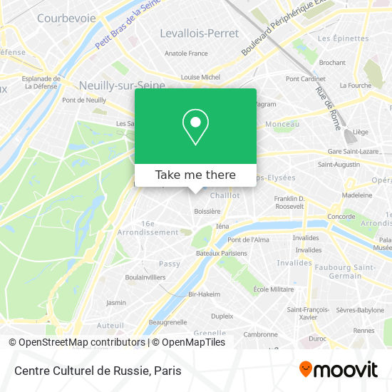 Centre Culturel de Russie map