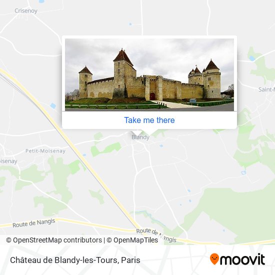 Château de Blandy-les-Tours map