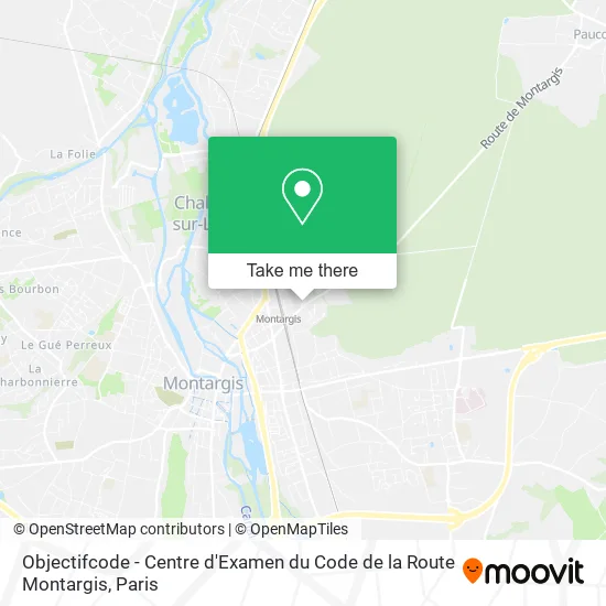 Objectifcode - Centre d'Examen du Code de la Route Montargis map