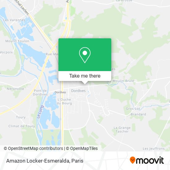 Mapa Amazon Locker-Esmeralda