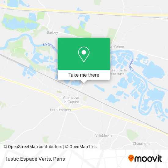 Iustic Espace Verts map
