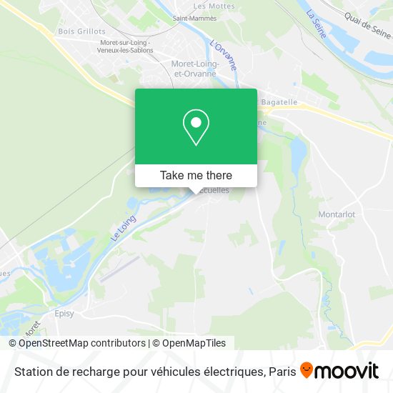 Mapa Station de recharge pour véhicules électriques