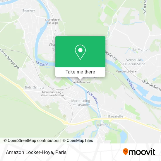 Amazon Locker-Hoya map