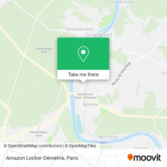 Amazon Locker-Démétrie map