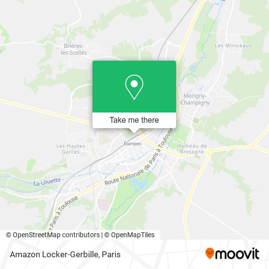 Mapa Amazon Locker-Gerbille