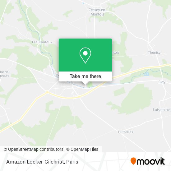 Amazon Locker-Gilchrist map