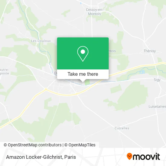 Amazon Locker-Gilchrist map