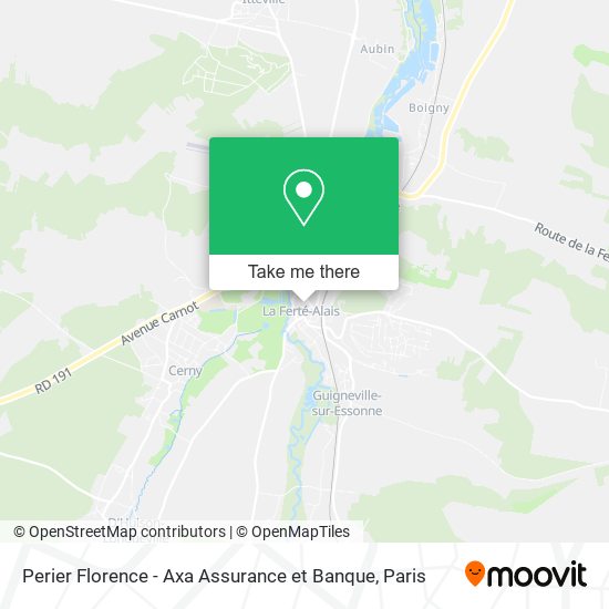Perier Florence - Axa Assurance et Banque map
