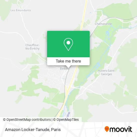 Amazon Locker-Tanude map
