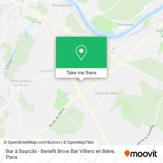 Mapa Bar à Sourcils - Benefit Brow Bar Villiers en Bière